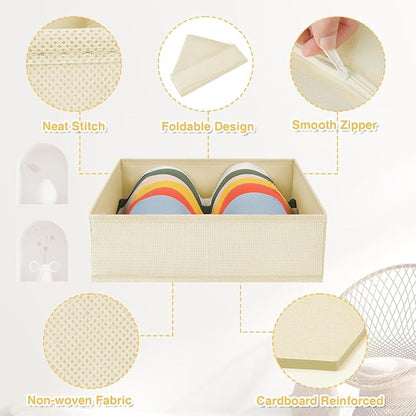 DIMJ Drawer Organizer Clothes 6 Pack - Image 2