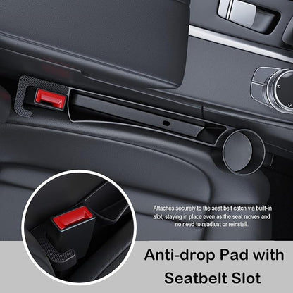 Car Seat Gap Plug with Storage Slot, Auto Gap Filler Organizer with Cup Holder - Image 7