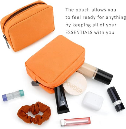 E-Tree Cute Small Makeup Bag, Cosmetic Toiletry Make up Skin Care Little Items - Image 3
