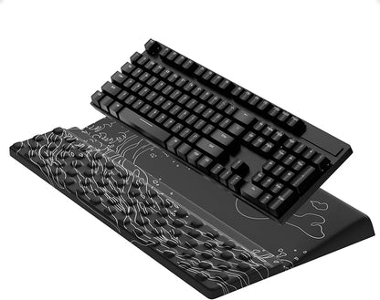 Ospelelf Wrist Support With Keyboard Stand, Comfy Ergonomic Riser Holder by OspelelfOfficeSupplies