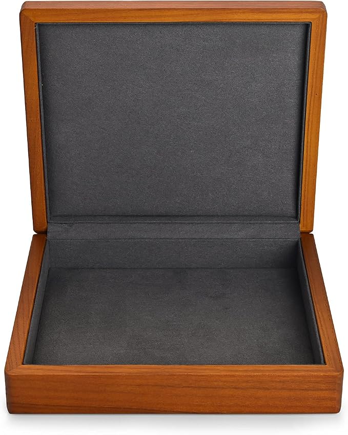 Oirlv Solid Wood Ring Jewelry Box Organizer Earrings Jewelry Drawer Organizer - Image 3