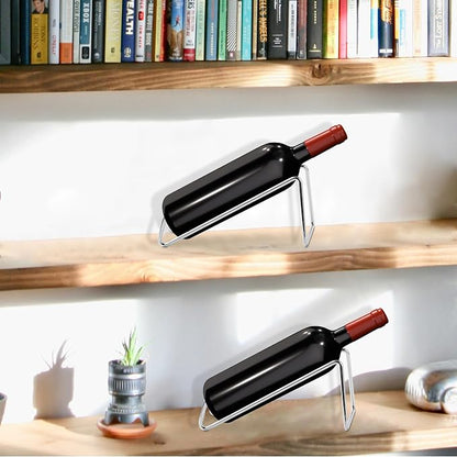 TONLEA Countertop Wine Rack, Metal Small Wine Rack, Tabletop Wine Storage Stand - Image 6