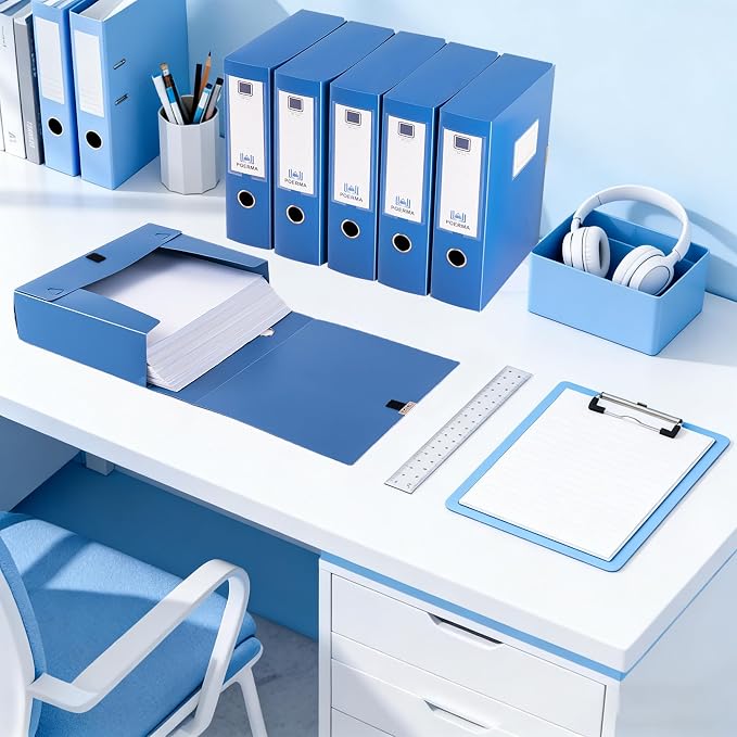 Storage File Boxes A4, Document File Folder Organizer Storage Filing Box - Image 7
