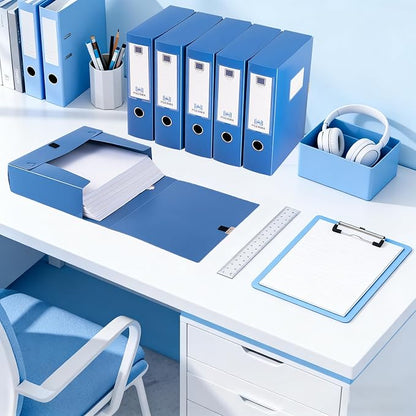 Storage File Boxes A4, Document File Folder Organizer Storage Filing Box - Image 7