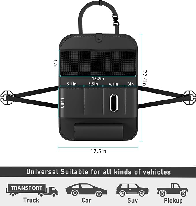GMQ Backseat Car Organizer - Image 2