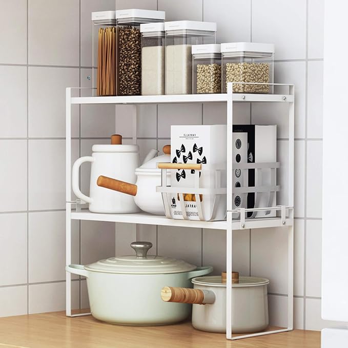 Shantton Cabinet Shelf Organizer, Pantry Shelf Rack - Image 7