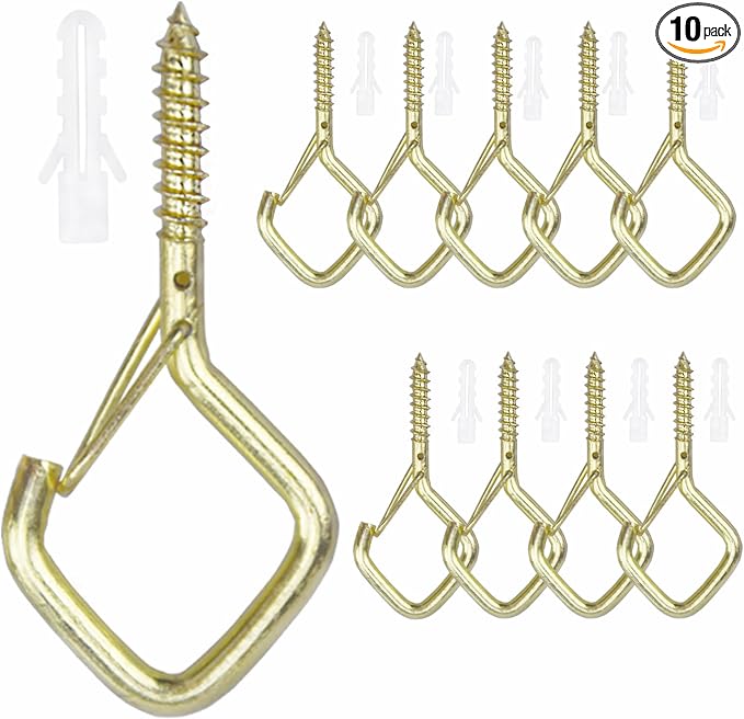 10 PCS Eye Screw Hooks for Hanging Heavy Duty by Unknown