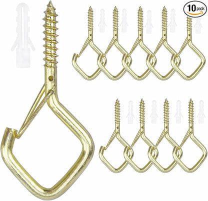 10 PCS Eye Screw Hooks for Hanging Heavy Duty by Unknown