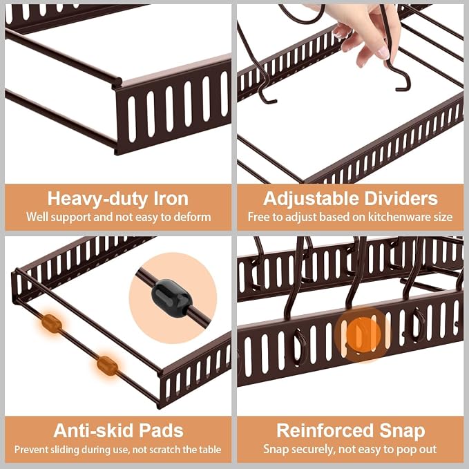 Housolution Pot and Pan Organizer Rack - Image 3