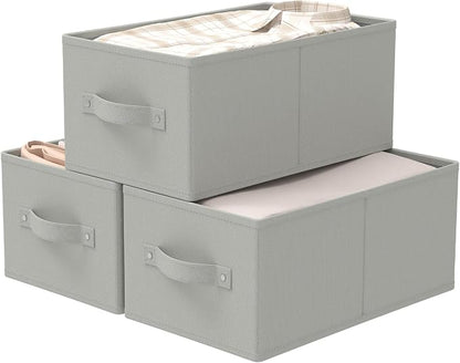 Foldable Closet Organizer, 3 Pack Cube Storage Bin, Clothes Basket by Unknown