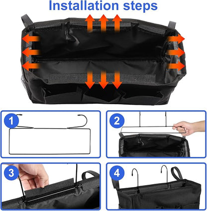 1PC Bedside Caddy, Bedside Storage Organizer - Image 4