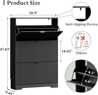 Xixini Shoe Storage Cabinet for Entryway - Image 2