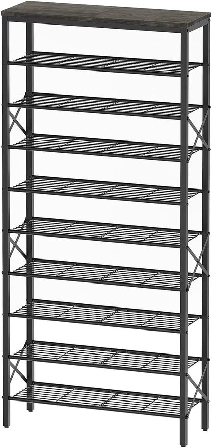 YATINEY 10 Tier Shoe Rack, Large Capacity Shoe Storage Organizer Holds 40 Pairs by Yatiney