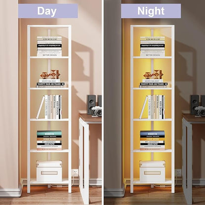 TUTOTAK 6-Tier Corner Bookshelf - Image 5