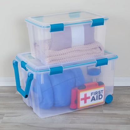Sterilite 8-Pack Gasket Box, Weather-Resistant Storage Bins - Image 5