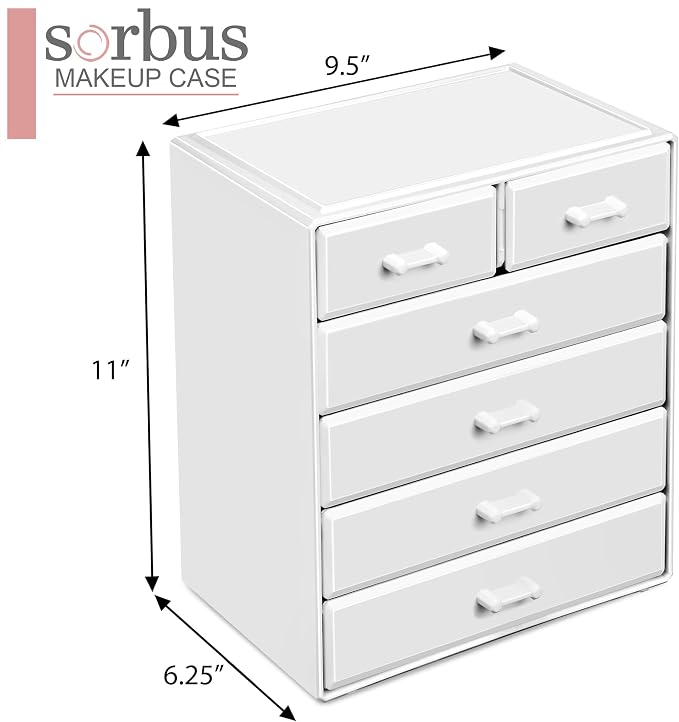 Sorbus Acrylic Makeup Organizer - Image 2