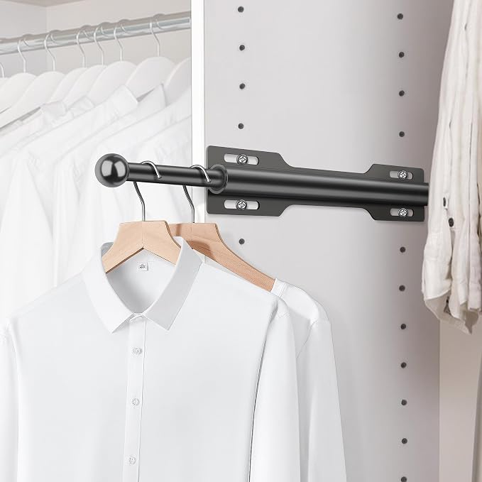 FIRJOY 12" Valet Rod for Closet Pull Out by FIRJOY