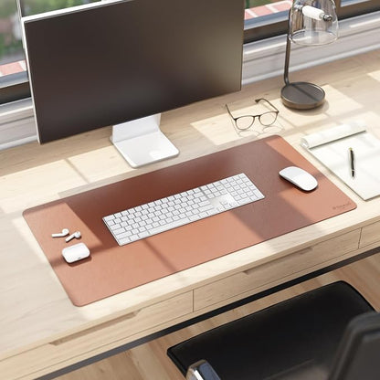 Smead Desk Pad, Vegan Leather Desk Mat - Image 7