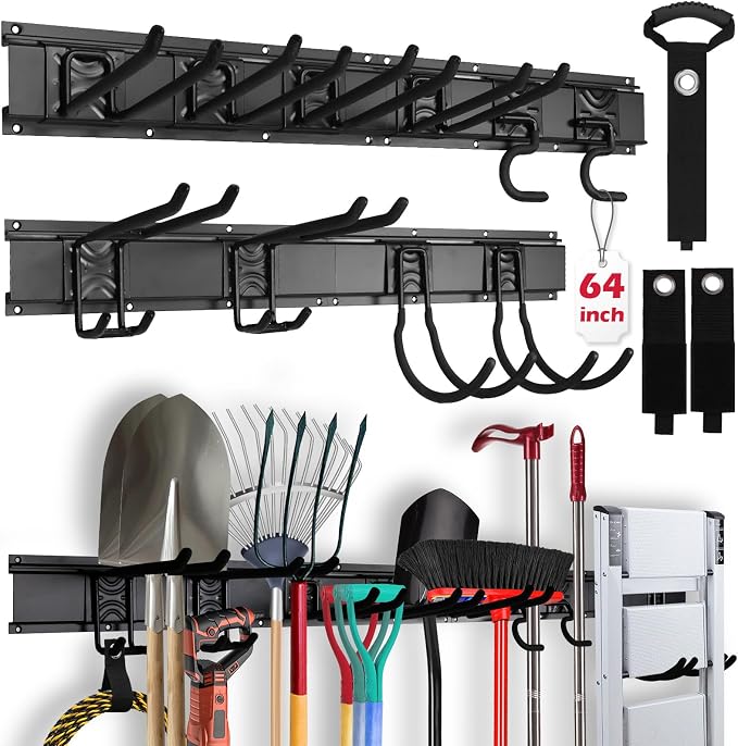 SEDY 64" Heavy Duty Garage Storage Tool Organizer Wall Mount by SEDY