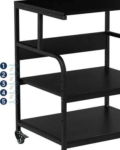 Printer Stand, 23.6 x18.9 x 30 Inches Large Printer Table - Image 4