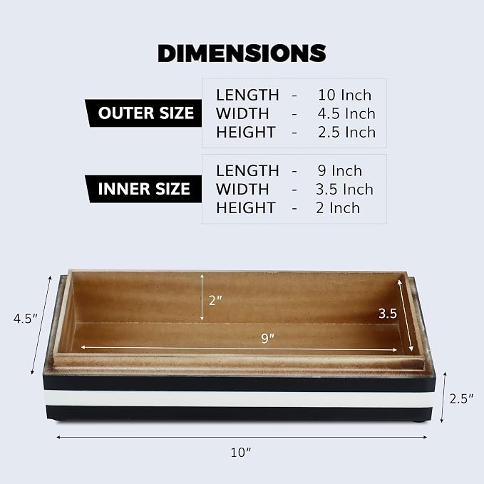 Handicrafts Home Decorative Storage Box 10x4.5 – Remote Control Holder - Image 2