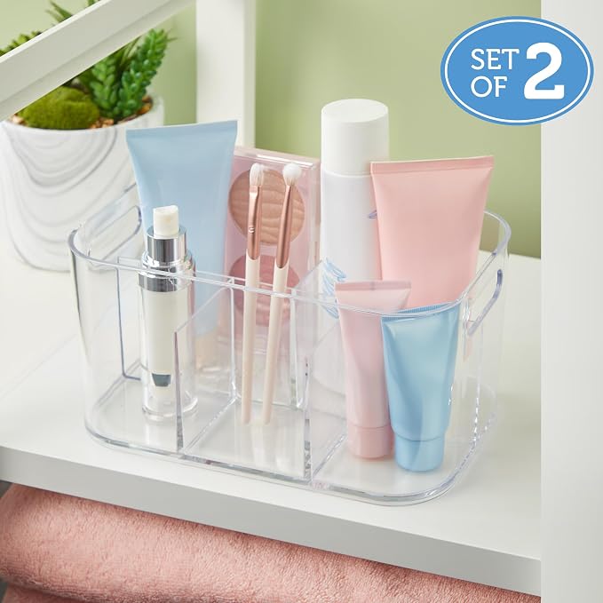 STORi Bliss 5-Compartment Plastic Cosmetics Storage Organizer - Image 3