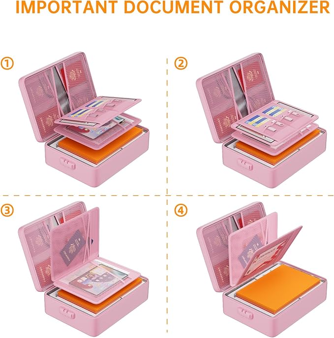 DocSafe 5200°F Fireproof Document Organizer Box - Image 6