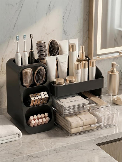 Booklov Makeup Organizer for Vanity, Large Capacity Cosmetic Display Case - Image 4