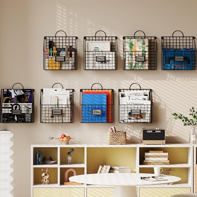 4 Packs Hanging Wall File Organizer - Image 4