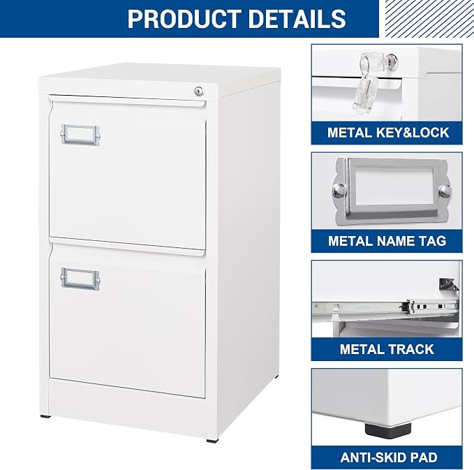 2 Drawers Vertical File Cabinets - Image 6