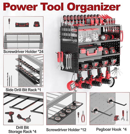 Power Tool Organizer Wall Mount - Image 3