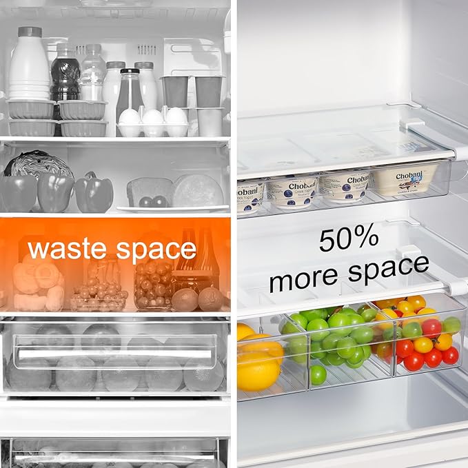 Pull-Out Fridge Drawer Organizer - Image 3