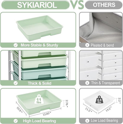Rolling Storage Utility Cart Organizers - Image 4