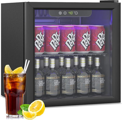 1.3 Cu.ft Beverage Refrigerator Cooler, 60 Cans Mini Fridge by Unknown