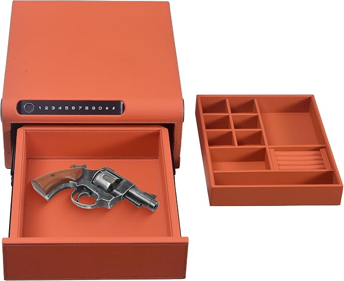Biometric Fingerprint safe, Slide-Away Handgun Safe - Image 9
