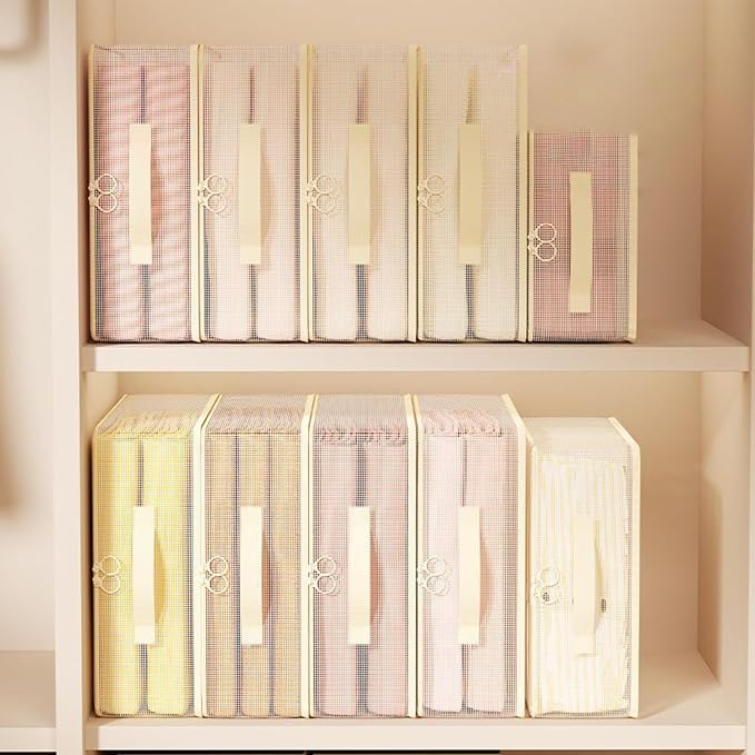 Stackable storage-Organizer – Foldable Sheet And Blanket Bag, Portable Handle - Image 9