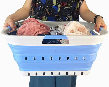 SAMMART 42L Collapsible Plastic Laundry Basket - Image 7