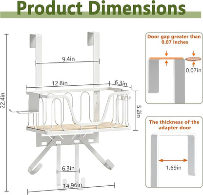 Ironing Board Hanger, 2 in 1 Wall-Mount & Over the Door - Image 3