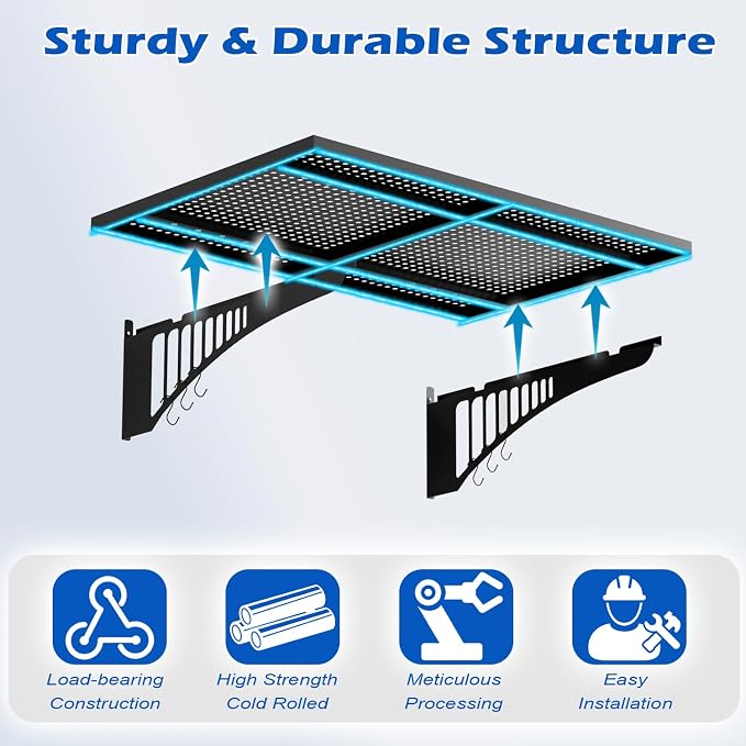 EROMMY 2-Pack 2x3ft Garage Shelving - Image 4