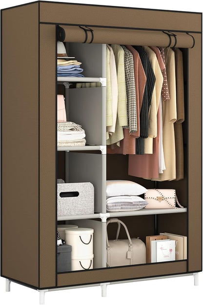Calmootey Portable Closet Organizer, Space-Saving Storage System by Calmootey