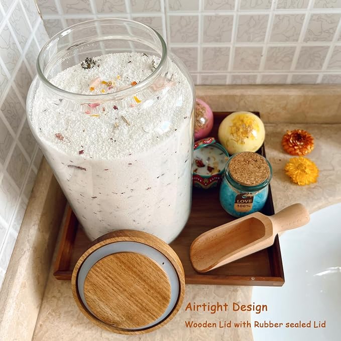 83 oz Bath Salts Glass Jar - Image 3