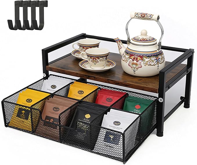 Tea Bag Organizer, Tea Bag Organizers and Storage by Vyrix