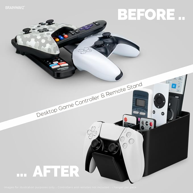 BRAINWAVZ Game Controller, Remote Control Holder & Pen Organizer - Image 7