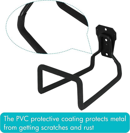 PHYEX 2 Pack Garden Hose Holder Wall Mount, Metal Hanger - Image 3