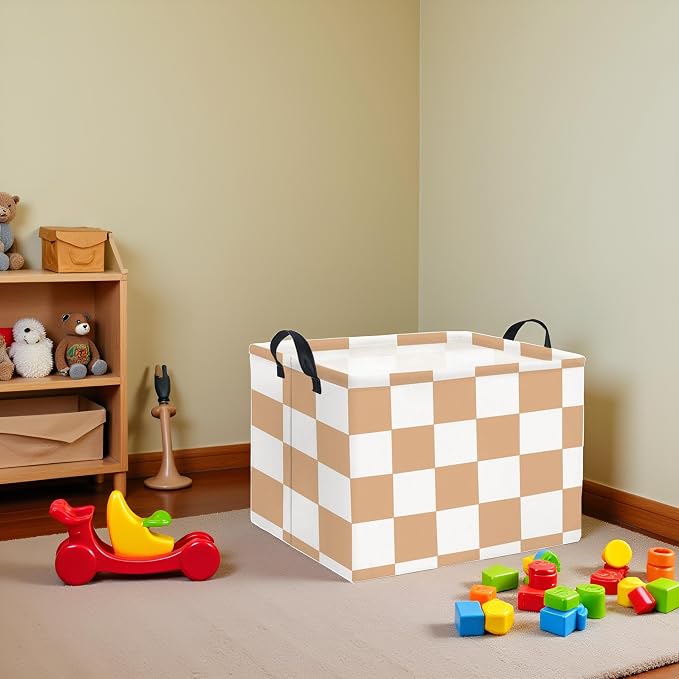 Rectangular Storage Basket for Home Kitchen Girls Cute Storage Bin Organizer - Image 5