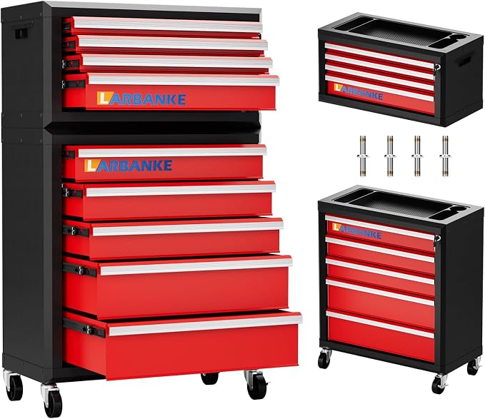 LARBANKE 9-Drawer Rolling Tool Chest, by LARBANKE