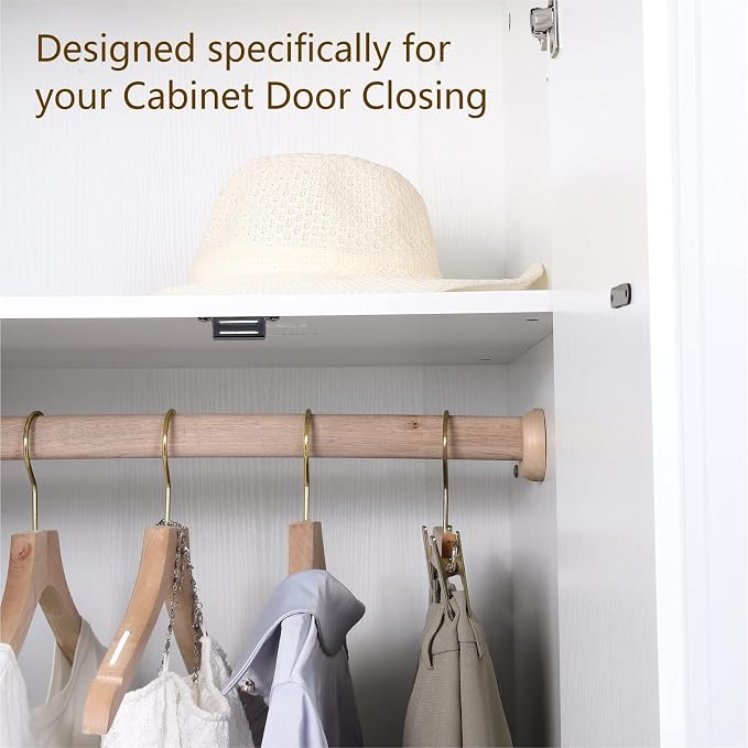 Mousike Cabinet Magnets 30lb Stainless Steel Magnetic Door Catch - Image 6