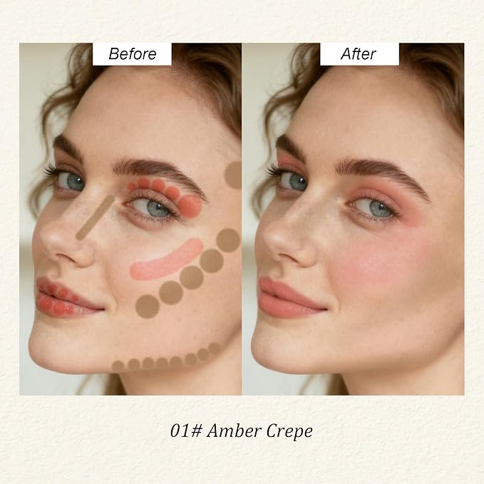 Color Nymph Blush Contour Makeup Stick, Double-end Stick Cream Blush & Contour - Image 5
