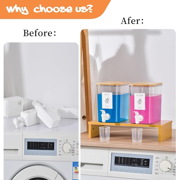 Liquid Laundry Detergent Dispenser Set - Image 3