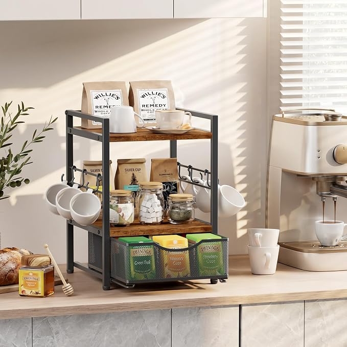 Plaviya 3-Tier Tea Bag Organizer - Image 2